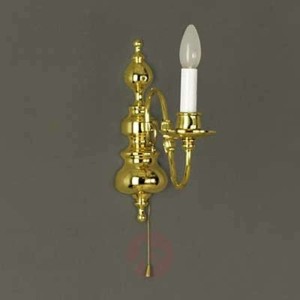 Lampa ścienna Imke 2-pkt. mosiądz polerowany