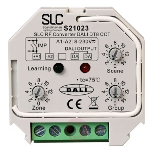 SLC RF - przetwornik sygnału DALI, Tunable White