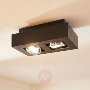Lampa sufitowa LED Vince, 25x14cm czarna