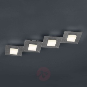 BANKAMP Diamond lampa sufitowa 81x24cm, antracyt
