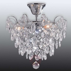 Lampa sufitowa Rosendal Ø 36 cm chrom