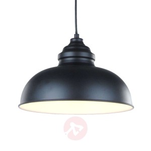 Lindby Cliona lampa wisząca czarna matowa