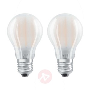 OSRAM żarówka LED E27 7W ciepła biel zestaw 2 szt.