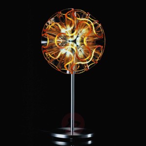 Designerska lampa stołowa CORAL z LED, pom.