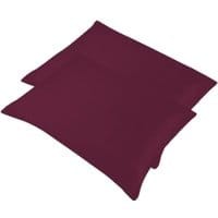 Zestaw 2 poszewek na poduszkę Bogo Maroon 50x70 cm