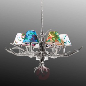 Oryginalna lampa wisząca Antler Flowers