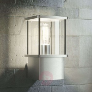 Stal szlachetna, kinkiet zewnętrzny Caspa