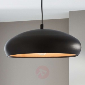Mogano – modna lampa wisząca, czarne wykończenie
