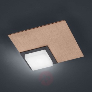 BANKAMP Quadro lampa sufitowa LED 8W różowe złoto
