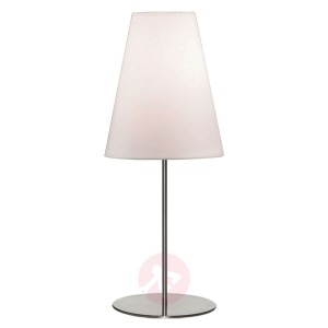 Lampa stołowa Clemo wysokość 60 cm nikiel matowy