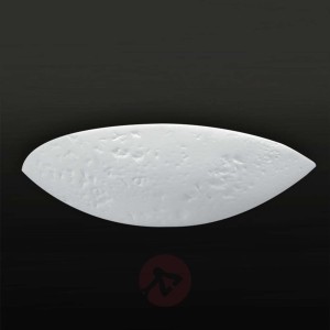 Biała lampa ścienna MILANA z ceramiki