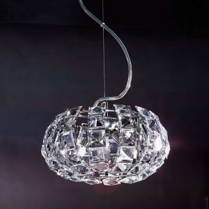 Lampa wisząca ze szklanymi kryształkami ANDROMEDA
