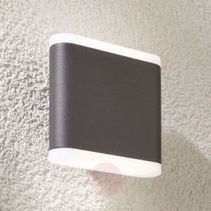 Ciemnoszary kinkiet zewnętrzny LED Vaiana