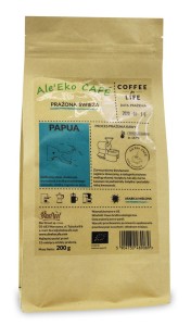 Ale Eko Cafe Kawa mielona Papua Ale Eco Cafe BIO 200 g