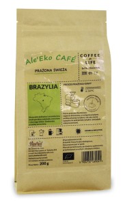 Kawa mielona Brazylia Ale Eko Cafe BIO 200g