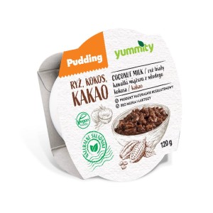 Yummity Bezglutenowy pudding ryżowy z kokosem i kakao 120 g