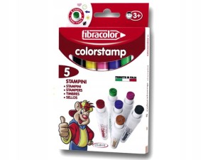Fibracolor Mazaki Stamp 5 kolorów -pieczątki