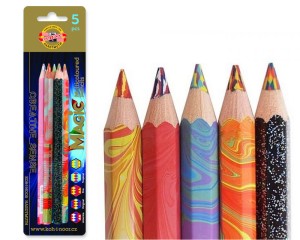 Koh i Noor Kredka Magic Gruba mix 5 sztuk