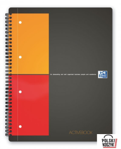 Oxford Activebook Kołonotatnik A5 80 Kartek krata