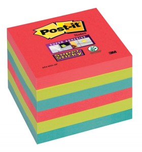 Post-It 3M Bloczki 76 x 76 mm Bora Bora Super Sticky 6 x 90 kartek