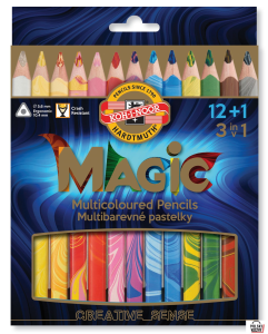 Koh i Noor Kredki Magic Trio 12+1