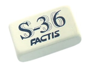 Factis Gumka S-36 chlebowa/ nadruk