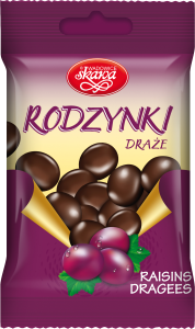 Skawa draże rodzynki w czekoladzie 70 g