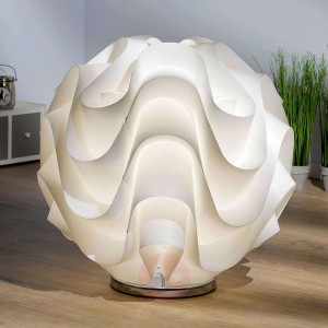 Maya - okrągła lampa podłogowa, Ø 65 cm