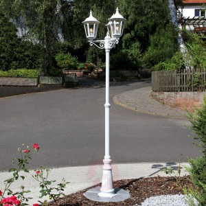 3-punktowa biała lampa masztowa Lieva