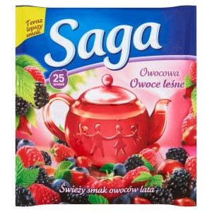 Saga Owocowa owoce leśne Herbatka 34 g (20 torebek)
