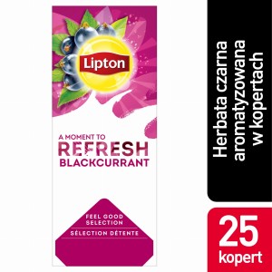 Lipton Classic Blackcurrant Herbata owocowa 25 kopert (czarna porzeczka)