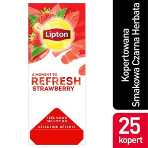 Lipton Classic Strawberry Herbata owocowa 25 kopert (truskawka)
