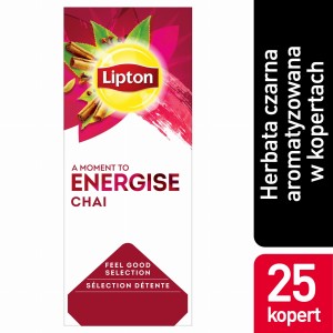 Lipton Classic Chai Czarna herbata wzbogacona smakiem cynamonu, goździków i kardamonu 25 kopert
