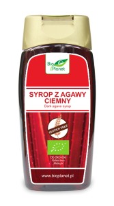 Bio Planet Syrop z agawy ciemny bezglutenowy BIO 350 g