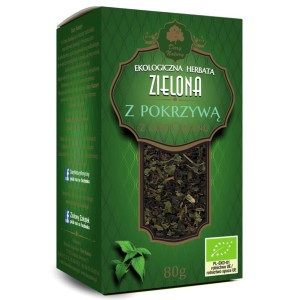 Dary Natury Herbata zielona z pokrzywą BIO 80 g