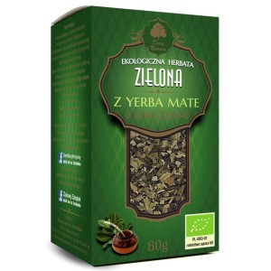 Dary Natury Herbata zielona z yerba mate BIO 80 g
