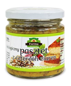 Farma Świętokrzyska Pasztet z czterech ziaren bezglutenowy BIO 170 g