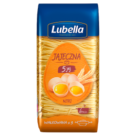 Lubella Jajeczna 5 jaj Makaron nitki 250 g