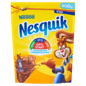Nesquik Opti-Start Rozpuszczalny napój kakaowy z dodatkiem witamin i składników mineralnych 600 g
