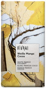 Vivani Czekolada Biała Mango Kokosowo-Jogurtowa Bio 80 g