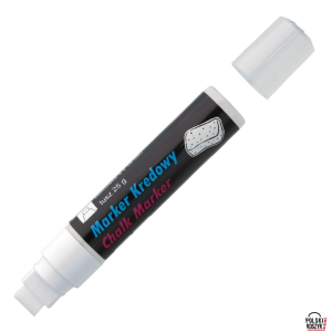 Markery kredowe końcówka 15x8mm białe TO-290 02 TOMA