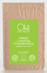 Idea Natura Kakao z matchą i pomarańczą bezglutenowe BIO 100 g