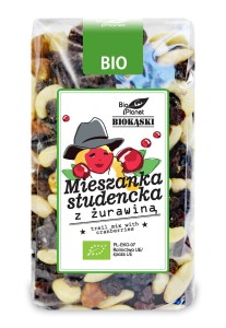 Bio Planet Mieszanka Studencka z Żurawiną BIO 400 g