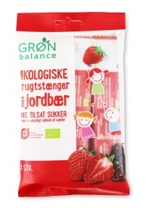 Gron Balance Przekąski dla dzieci truskawkowe BIO 100 g ( 5 x 20 g)