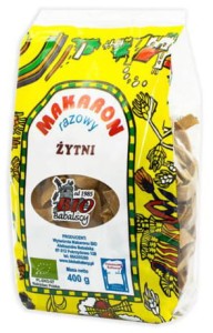 Babalscy Makaron Żytni Razowy Wstążki BIO 400 g