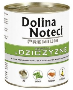 Dolina Noteci Premium Pies Dziczyzna puszka 800 g