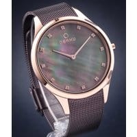 Zegarek damski Obaku Fin Walnut