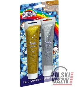 Klej brokaty Fiorello GR-BK75 B2 złoty+srebrny