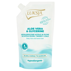 Luksja Hypo allergenic Aloes + gliceryna Mydło w płynie 400 ml