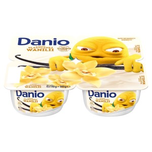 Danio smak waniliowy Serek homogenizowany 560 g (4 sztuki)